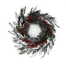 Merry christmas 20cm christmas wreath garland for decorating